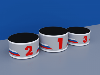 Пьедестал СТАНДАРТ Матрешка 612х612мм круглый для награждения спортдоставка - Интернет магазин спортивных товаров Кавказ-спорт, Владикавказ