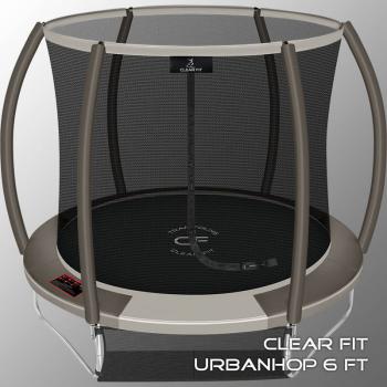 Каркасный батут Clear Fit UrbanHop 8Ft с сеткой спортдоставка - Интернет магазин спортивных товаров Кавказ-спорт, Владикавказ