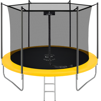 Каркасный батут Clear Fit ColorHop 10Ft желтый с сеткой спортдоставка - Интернет магазин спортивных товаров Кавказ-спорт, Владикавказ