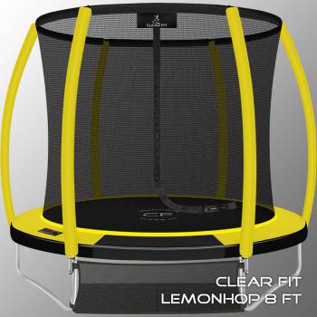 Каркасный батут Clear Fit LemonHop 8Ft с сеткой спортдоставка - Интернет магазин спортивных товаров Кавказ-спорт, Владикавказ