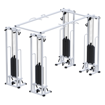 Двойной кроссовер на базе реабилитационного Потапова тренажера Sabirgym SG083.4*100*3530*2059*2400 стеки 4х100 кг s-dostavka - Интернет магазин спортивных товаров Кавказ-спорт, Владикавказ