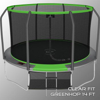 Каркасный батут Clear Fit GreenHop 14Ft уличный кумитеспорт - Интернет магазин спортивных товаров Кавказ-спорт, Владикавказ