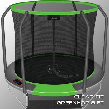 Каркасный батут Clear Fit GreenHop 8Ft спортдоставка - Интернет магазин спортивных товаров Кавказ-спорт, Владикавказ