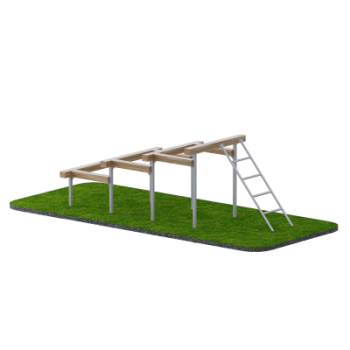 Разрушенная лестница Sabirgym SGGTAR102 элемент полосы препятствий black step - Интернет магазин спортивных товаров Кавказ-спорт, Владикавказ