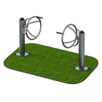 Уличный тренажёр для реабилитации Колеса Sabirgym SGINVAR014 uzsi - Интернет магазин спортивных товаров Кавказ-спорт, Владикавказ