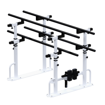 Брусья реабилитационные с коленоупорами Sabirgym SGINVAR205 black step - Интернет магазин спортивных товаров Кавказ-спорт, Владикавказ