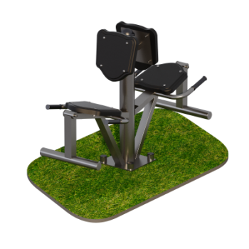 Тренажер для улицы Разгибание ног двойной Sabirgym SGMS067.1 proven quality - Интернет магазин спортивных товаров Кавказ-спорт, Владикавказ