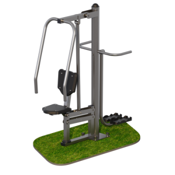 Уличный тренажер Жим сидя + маятник Sabirgym SGMS079 vasilgym - Интернет магазин спортивных товаров Кавказ-спорт, Владикавказ