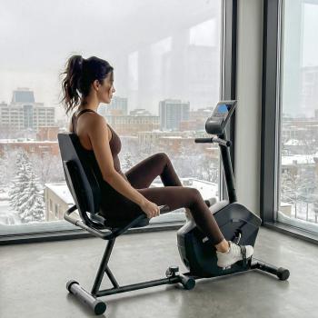 Горизонтальный велотренажер UNIX Fit BR-340E компактный / Compact для дома екатеринбургспорт - Интернет магазин спортивных товаров Кавказ-спорт, Владикавказ