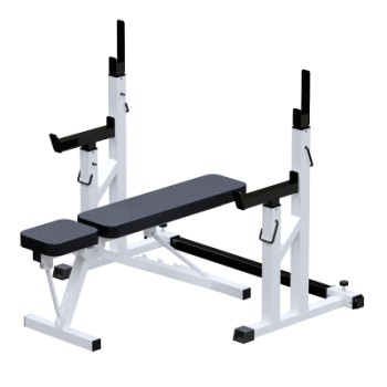 Профессиональный силовой тренажер Скамья жимовая со стойками Sabirgym SG004.1 вaсилджим - Интернет магазин спортивных товаров Кавказ-спорт, Владикавказ