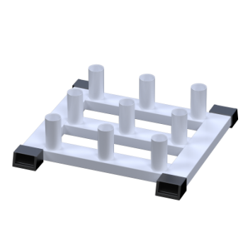 Стойка для грифов Sabirgym SG023 васил - Интернет магазин спортивных товаров Кавказ-спорт, Владикавказ