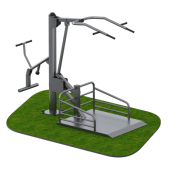 Реабилитационный тренажер для улицы Подтягивание и гиб колена Sabirgym SGINVAR013 - Интернет магазин спортивных товаров Кавказ-спорт, Владикавказ