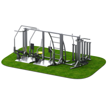 Уличный тренажерный комплекс на раме для реабилитации Sabirgym SGINVAR411 василжим - Интернет магазин спортивных товаров Кавказ-спорт, Владикавказ