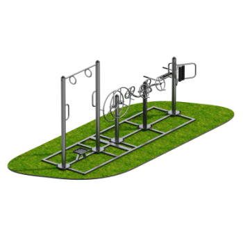 Тренажерный комплекс для пожилых Sabirgym SGINVAR413 для улицы кумитеспорт - Интернет магазин спортивных товаров Кавказ-спорт, Владикавказ