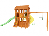 Детская площадка IgraGrad Клубный домик 2 с трубой - Интернет магазин спортивных товаров Кавказ-спорт, Владикавказ