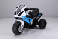 Детский электромотоцикл BMW S1000RR JT5188 синий (кожа)  - Интернет магазин спортивных товаров Кавказ-спорт, Владикавказ