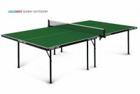 Теннисный стол всепогодный Sunny Outdoor green очень компактный 6014-1 роспитспорт - Интернет магазин спортивных товаров Кавказ-спорт, Владикавказ